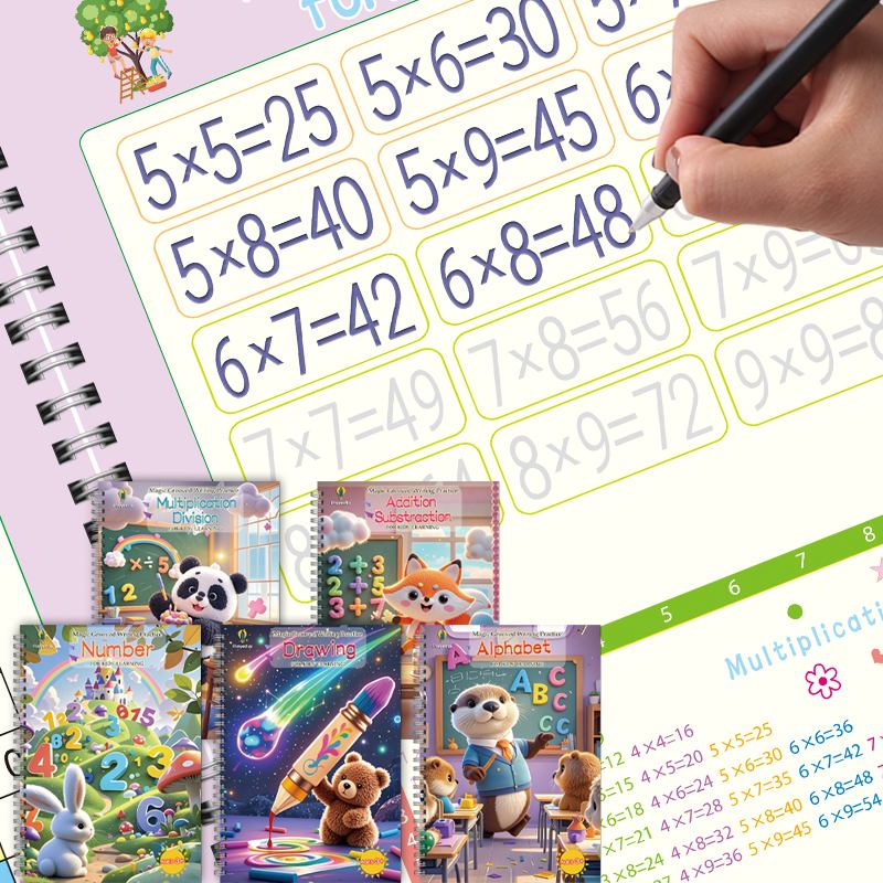 Copybook Latihan Penelusuran Hewan Lucu