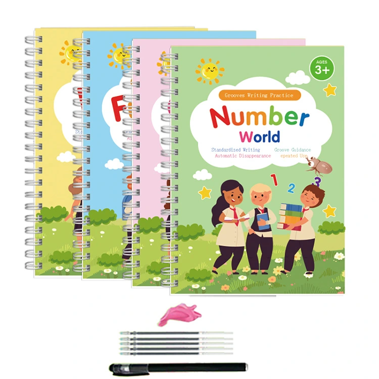 Set Buku Latihan Menulis Beralur Ajaib