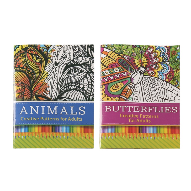 Buku Mewarnai Media Campuran untuk Anak