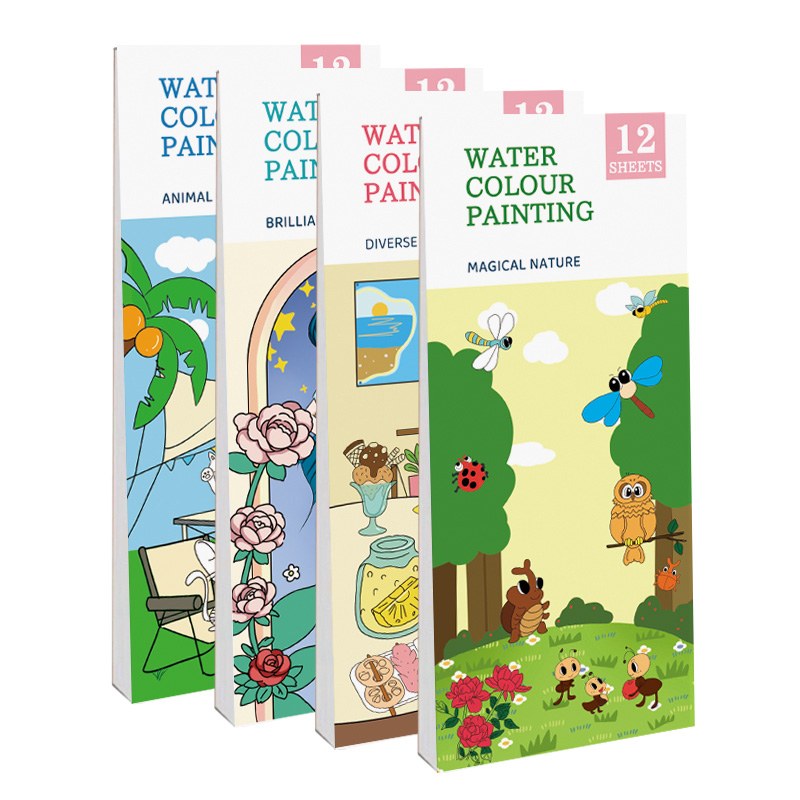 Buku Cat Air Saku Portabel