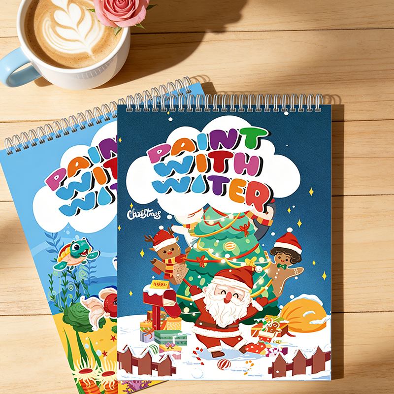 Buku Mewarnai Cat Air Terikat Spiral